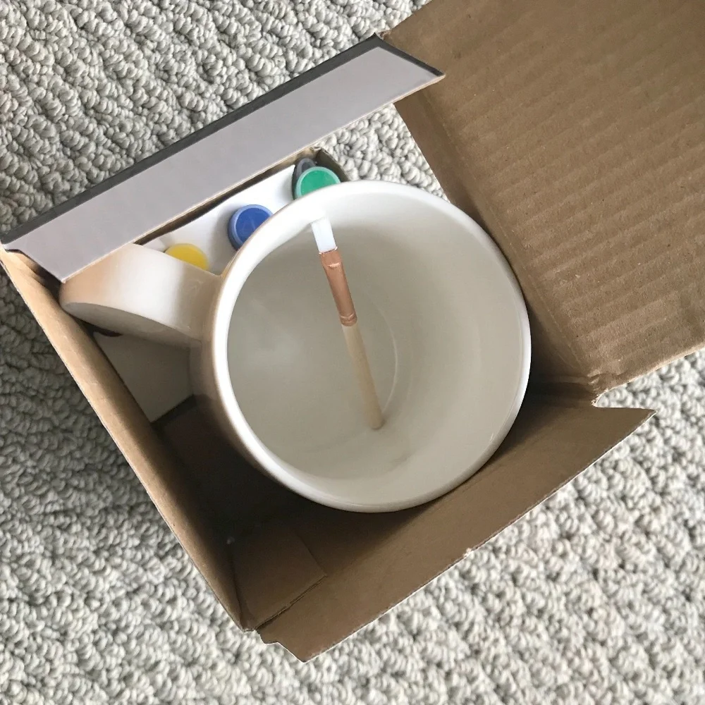 Art Minds Personal Paint Your Own Design Ceramic Mug Kit